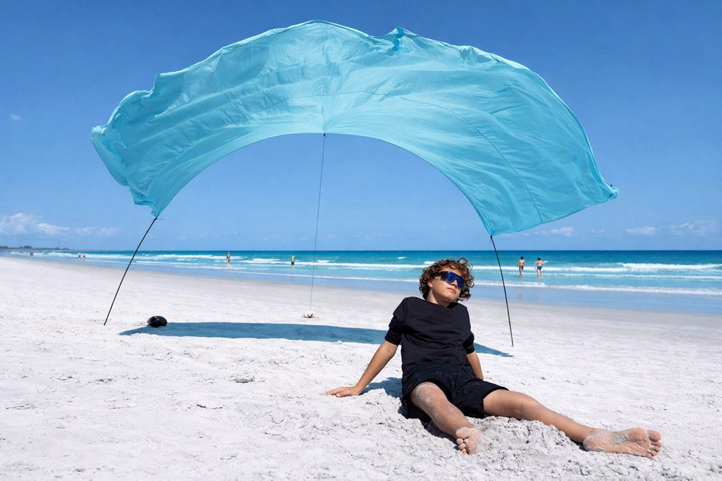 Sandshock Wind-Powered Beach Shade